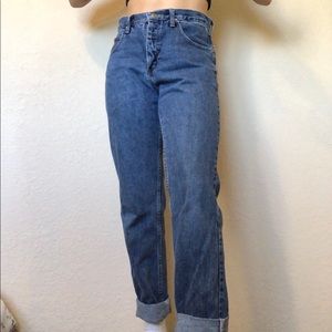 vintage high rise jeans